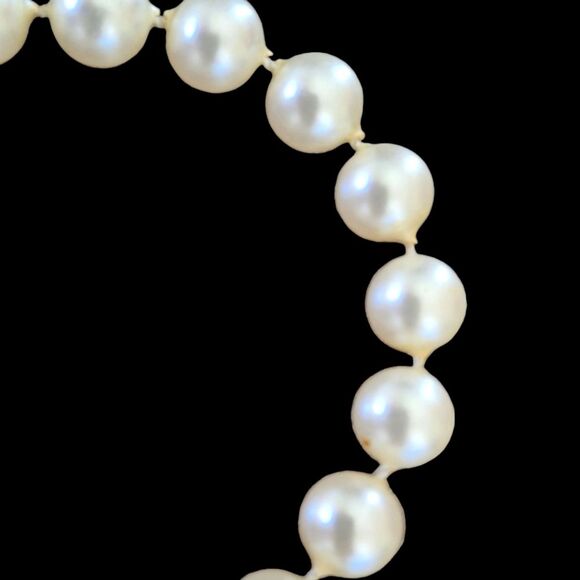 Vintage String of Pearls Gatsby 66" Strand Costume Faux Pearls - Picture 5 of 16